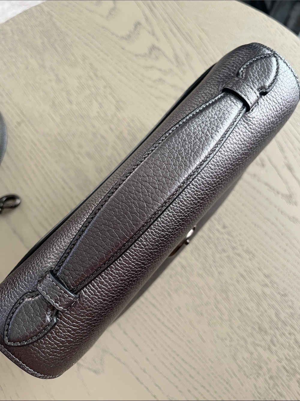 Coach Cassie Crossbody / Metallic Graphite & Novelty Strap - Picture 7 of 17
